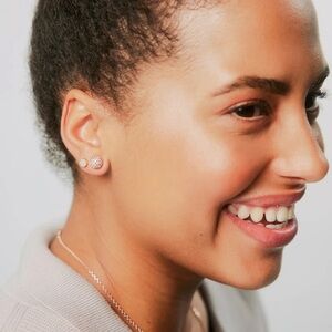 Hillberg& Berk 10mm Sparkle Ball Earrings